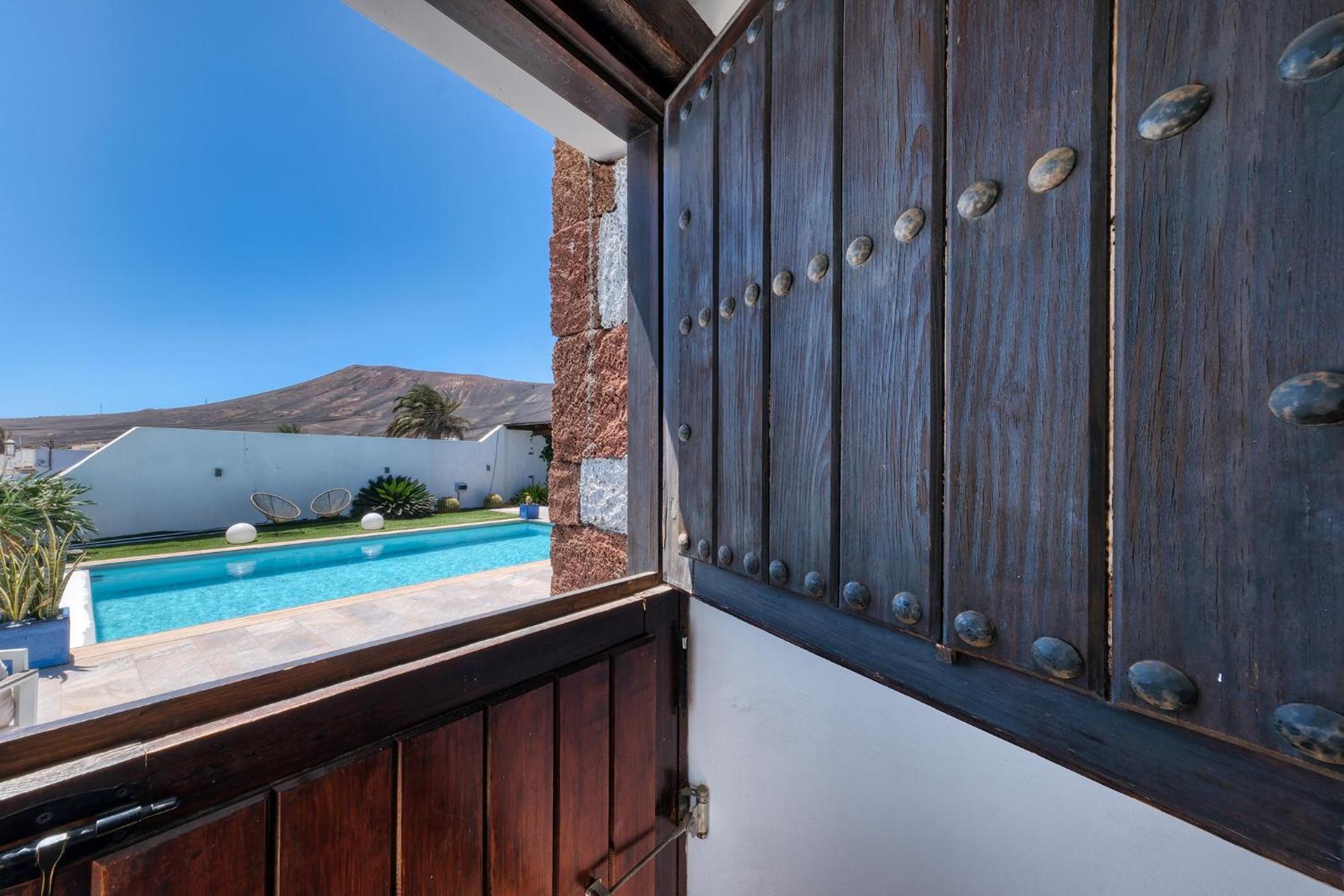Villa Macher Piscina Y Bar Piscina Тиас Экстерьер фото